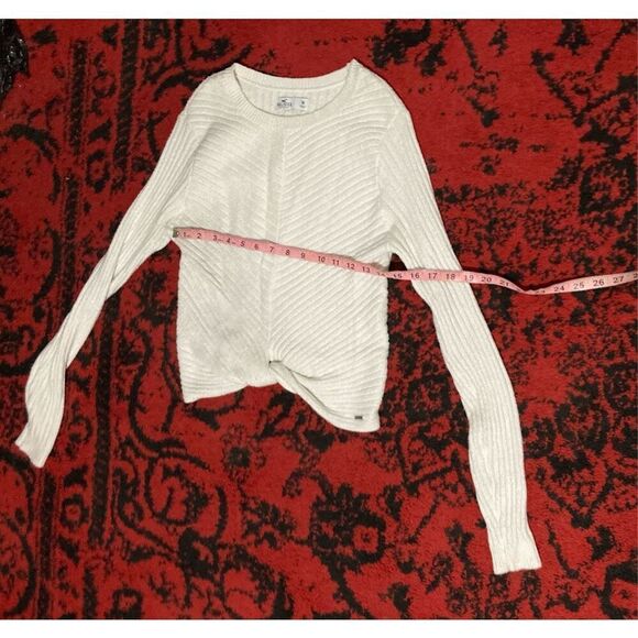 Womens Hollister White Sweater SZ M Super Soft Medium - Picture 16 of 16